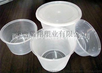 陕西省一次性米线打包碗透明塑料碗可微波加热砂锅打包碗厂家直销大量批发